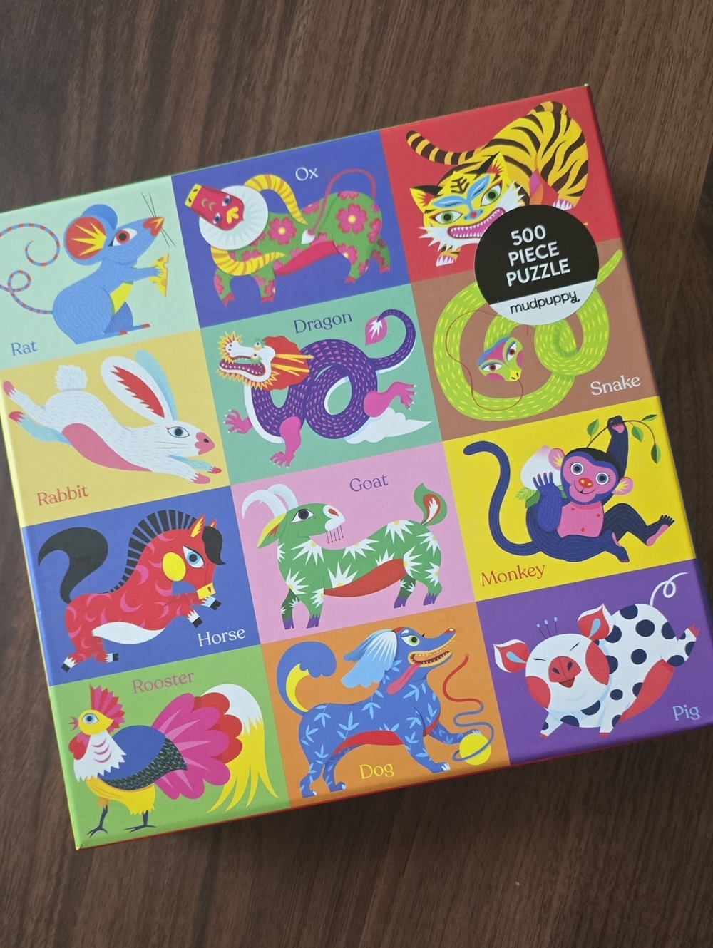 Mudpuppy Chinese Zodiac 500-Piece Puzzle